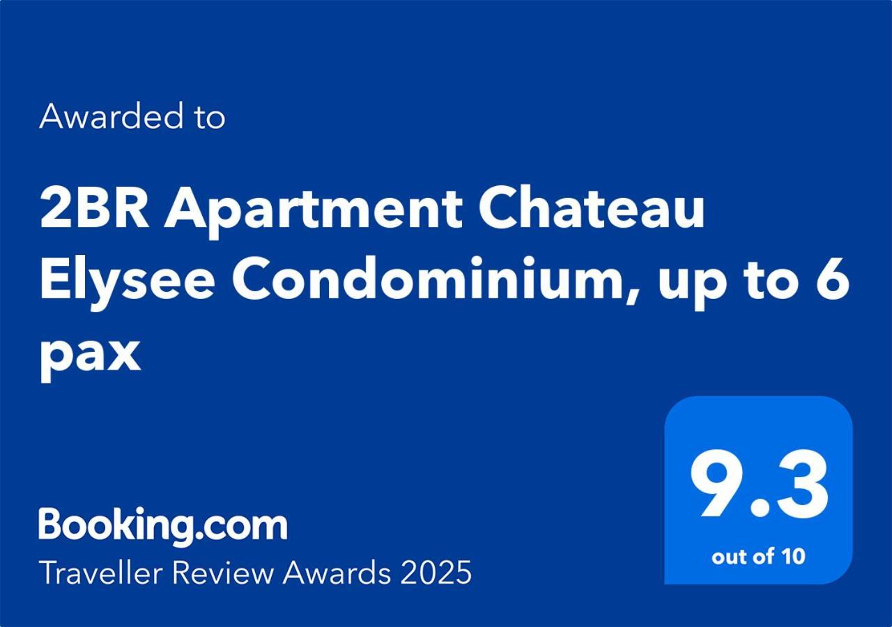 Cozy 2Br Staycation With Balcony Chateau Elysee For 4-6 Pax Paranaque City Экстерьер фото